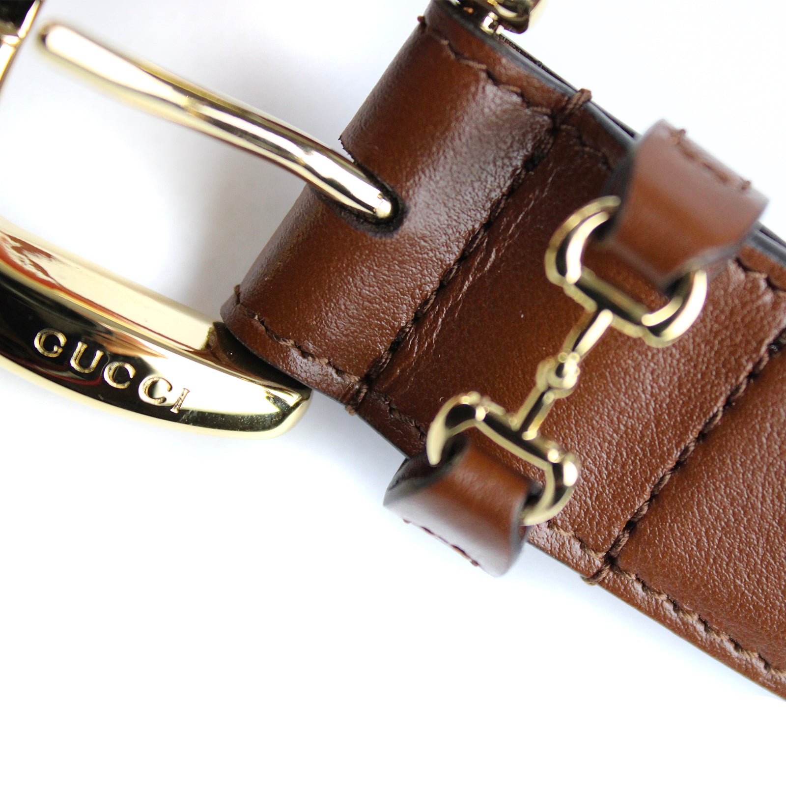 GUCCI - Belt with horsebit details (T95)