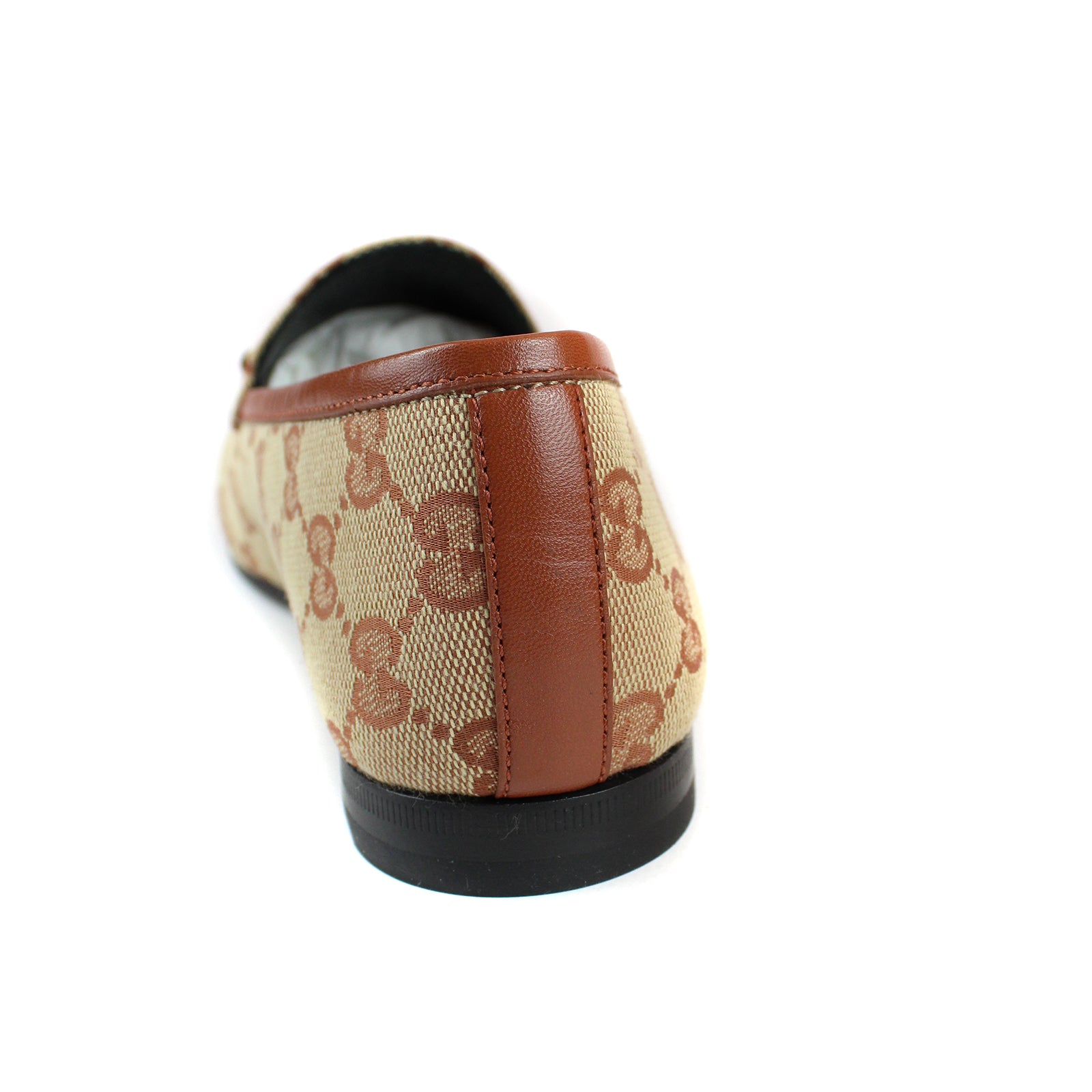 GUCCI - Mocassins Jordaan en toile GG (T38)