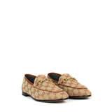 GUCCI - Mocassins Jordaan en toile GG (T38)