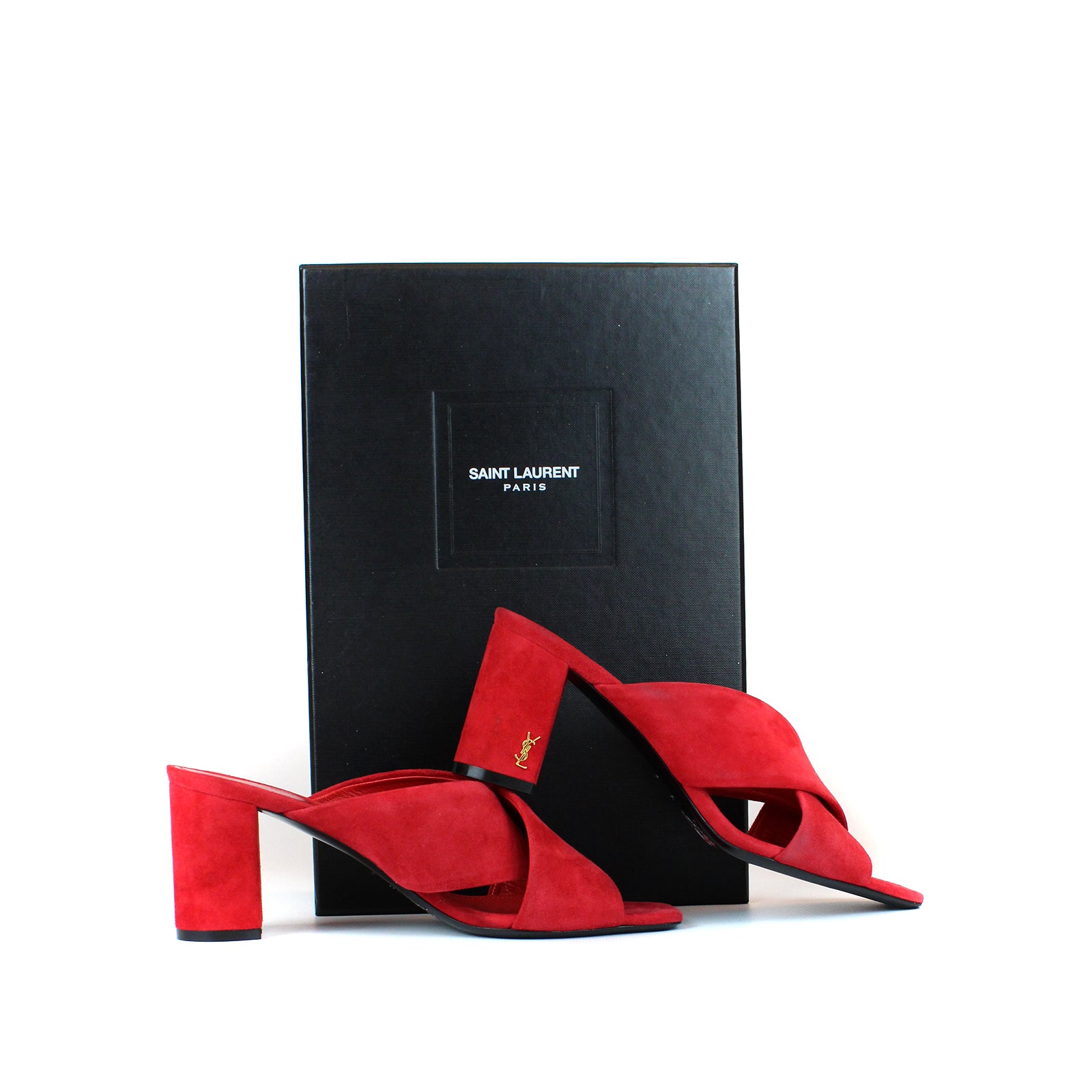 SAINT LAURENT - Loulou mules (T37)
