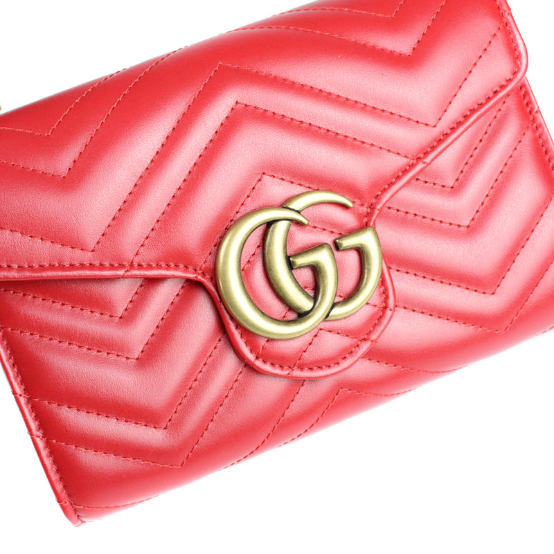 GUCCI - Sac mini GG Marmont en cuir matelassé