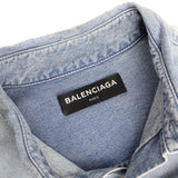 BALENCIAGA - Robe chemise en denim (T41)
