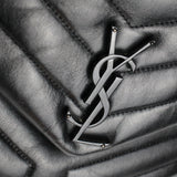 SAINT LAURENT - Loulou moyen en cuir matelassé full black