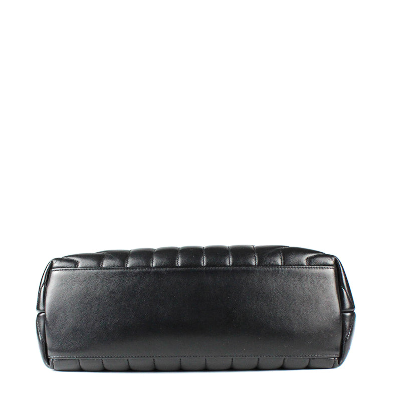 SAINT LAURENT - Loulou moyen en cuir matelassé full black
