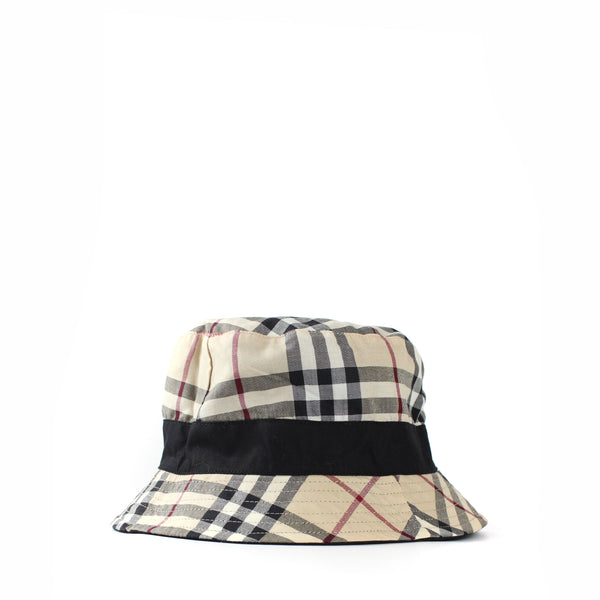 BURBERRY - Bob réversible en coton