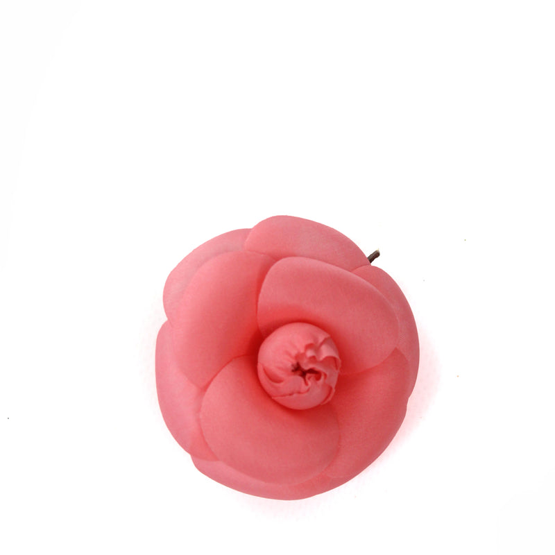 Broche Fleur de Camélia rose