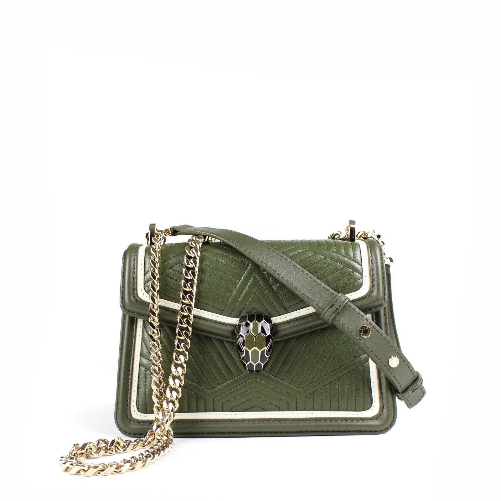 BULGARI - Serpenti Diamond Blast Shoulder Bag