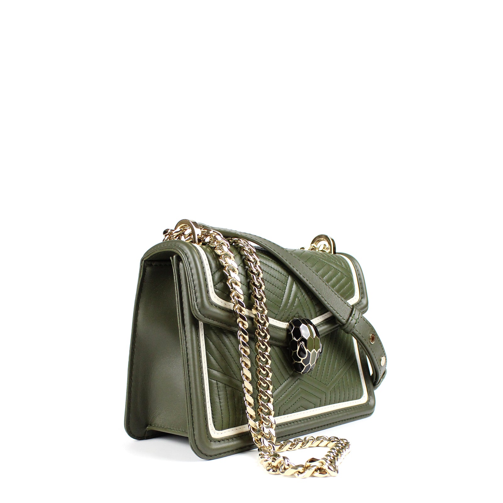 BULGARI - Serpenti Diamond Blast Shoulder Bag