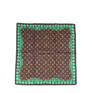 LOUIS VUITTON - Carré 45 in cotton LV x Yayoi Kusamai