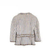 CHANEL - Veste pieds de poule (T36)
