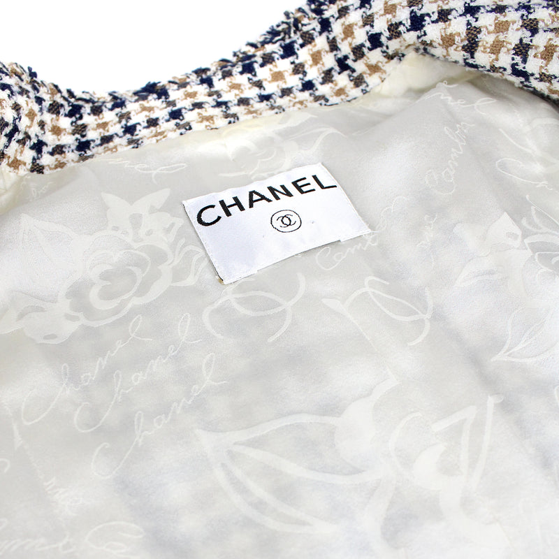 CHANEL - Veste pieds de poule (T36)