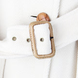 Manteau en laine beige (T44)