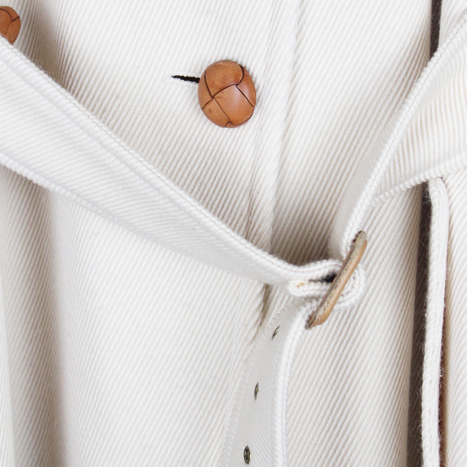 Beige wool coat (T44)