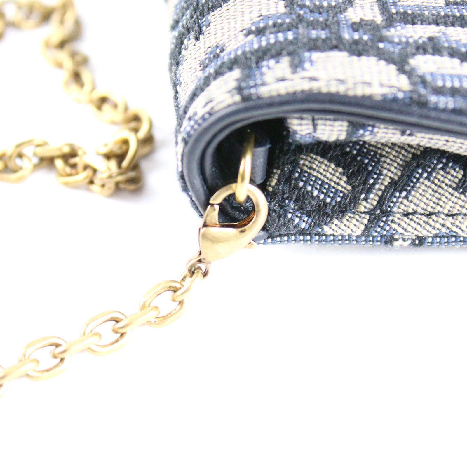 DIOR - Small Saddle chain wallet