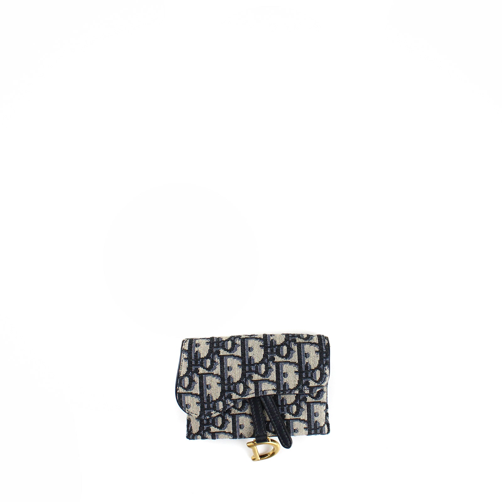 DIOR - Small Saddle chain wallet