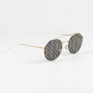 Lunettes de soleil à motif monogramme