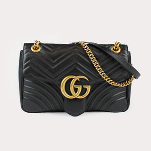Sac à épaule moyen à motif GG Marmont matelassé