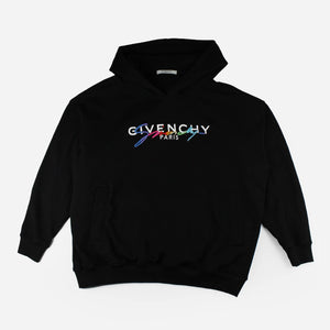 Sweatshirt à capuche Signature Rainbow Logo (S)
