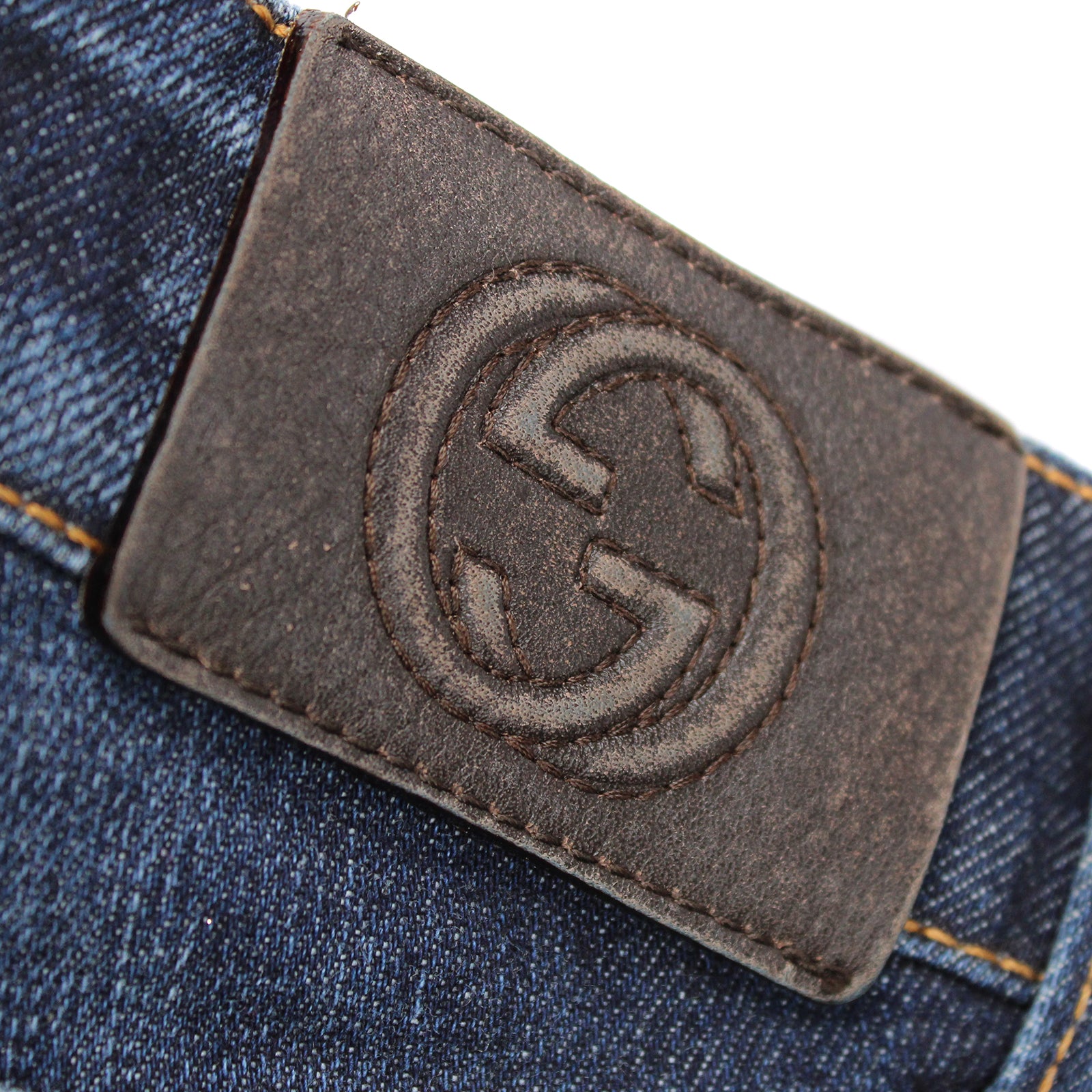 GUCCI - Jeans avec chaine (T38)