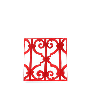 Assiette carrée Balcon du Guadalquivir