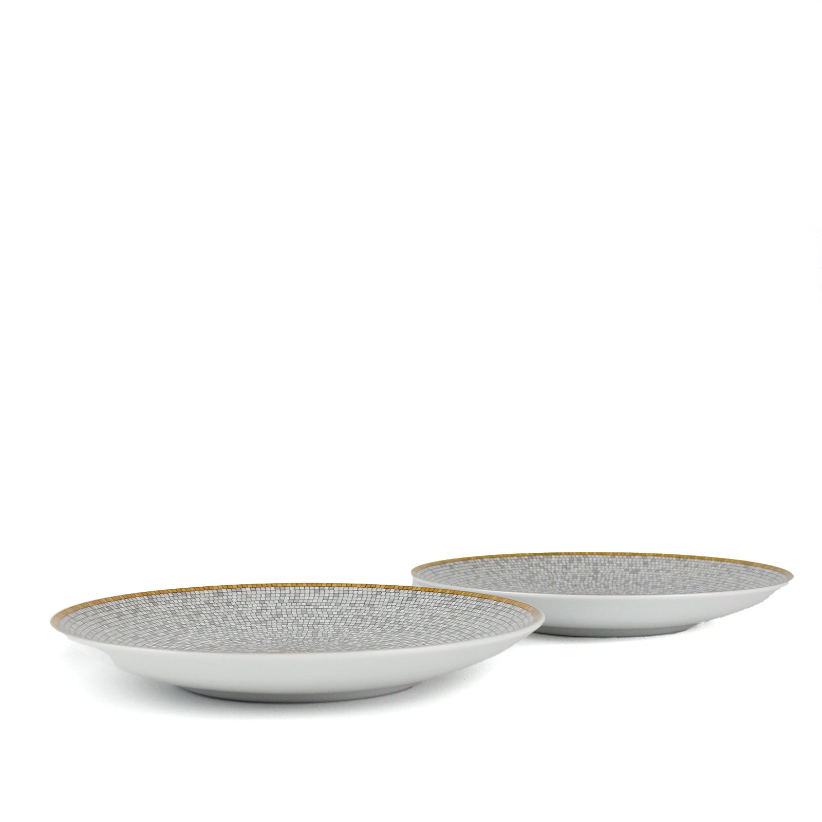 Set of 2 Mosaic plates with 24 OR
