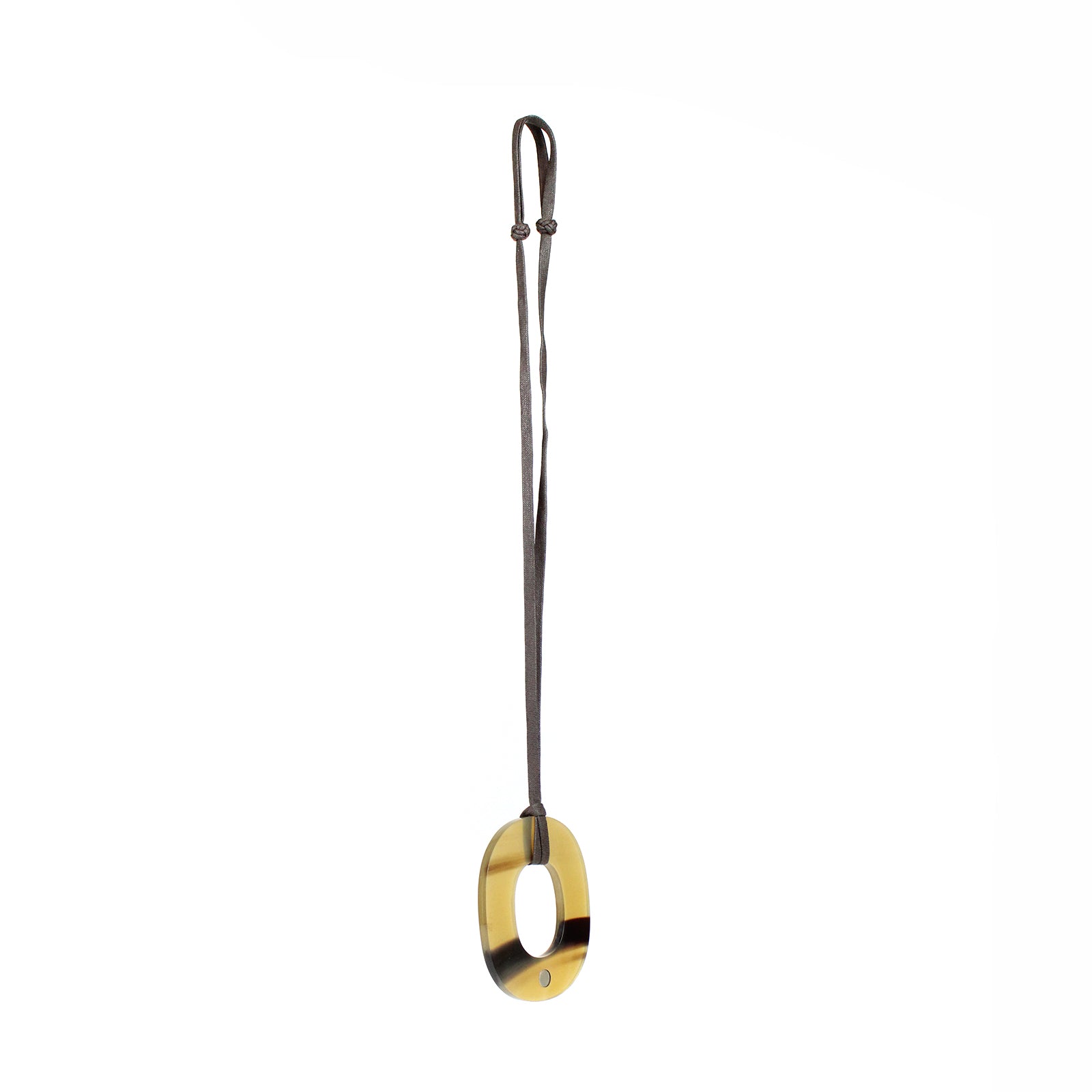HERMÈS - Pendentif en corne