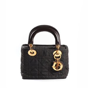 Lady Dior canvas mini