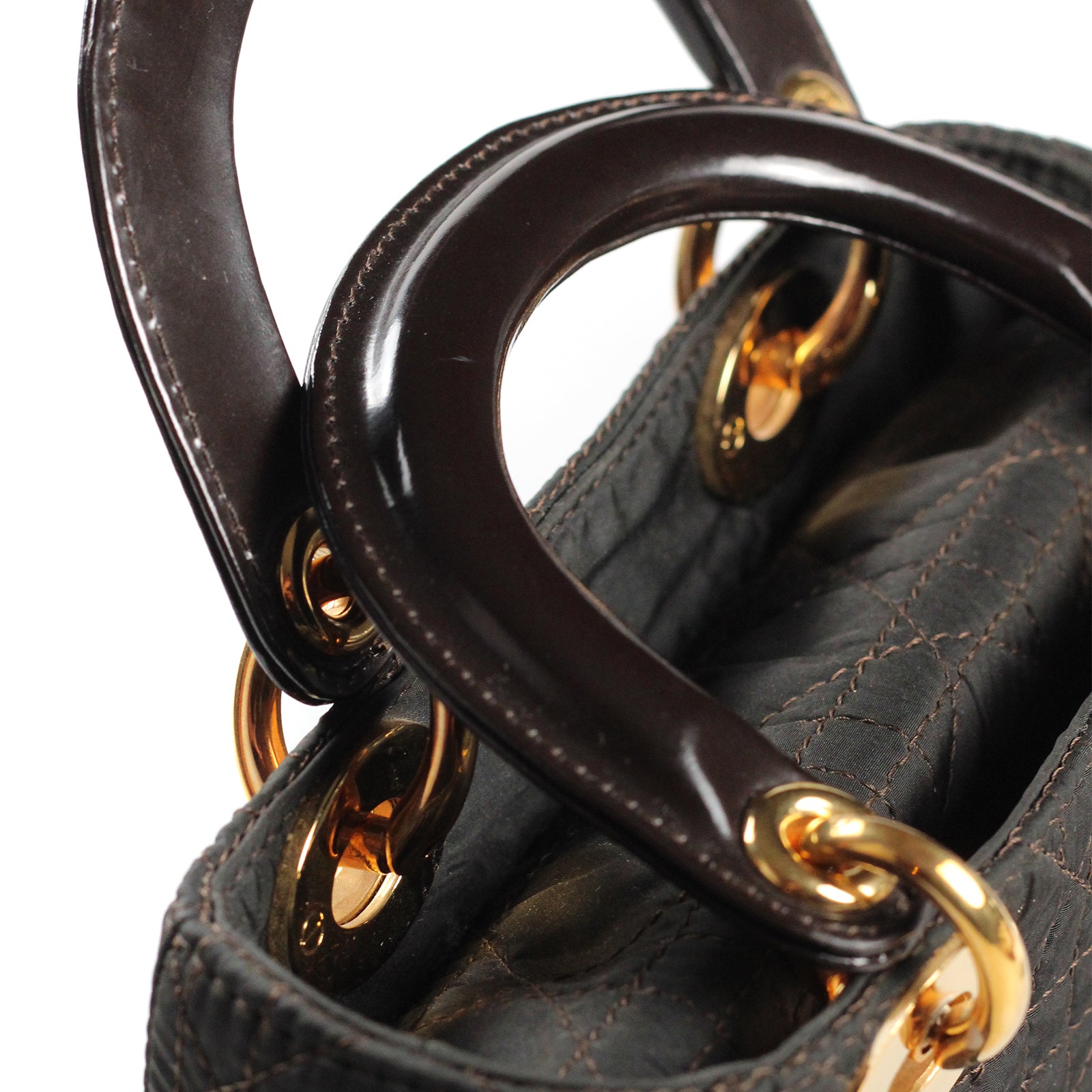 Lady Dior mini en toile