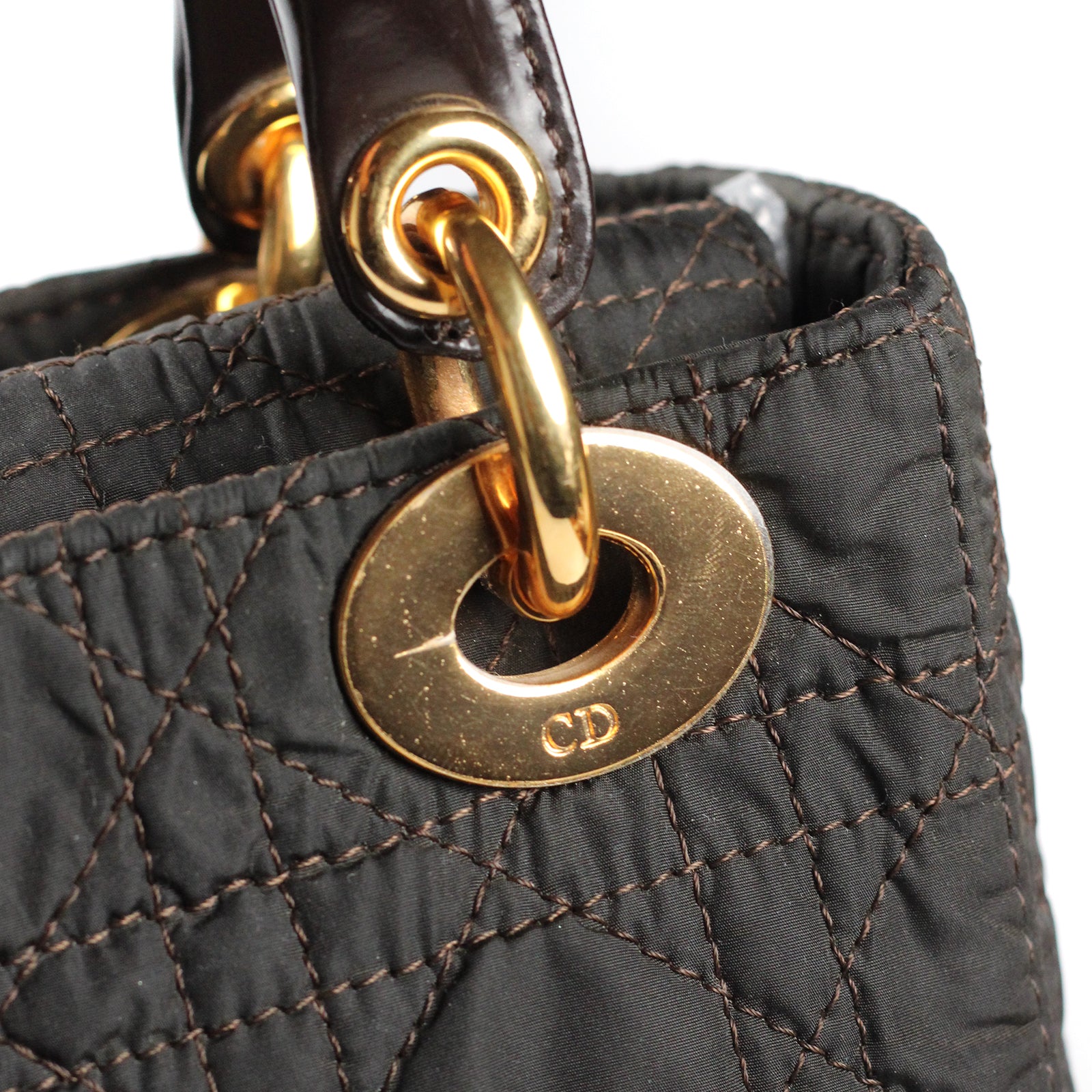 Lady Dior mini en toile