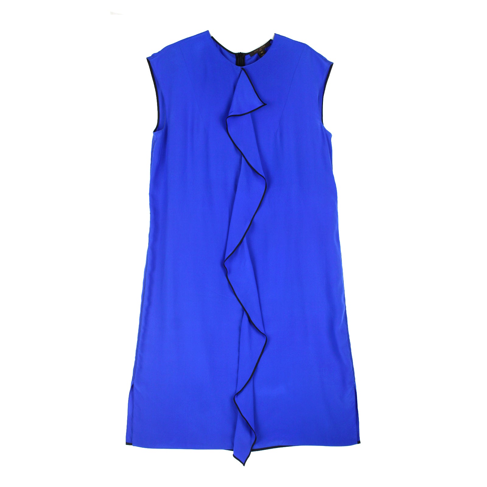 Sleeveless dress with fringe (T40)