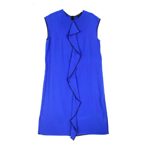 Sleeveless dress with fringe (T40)