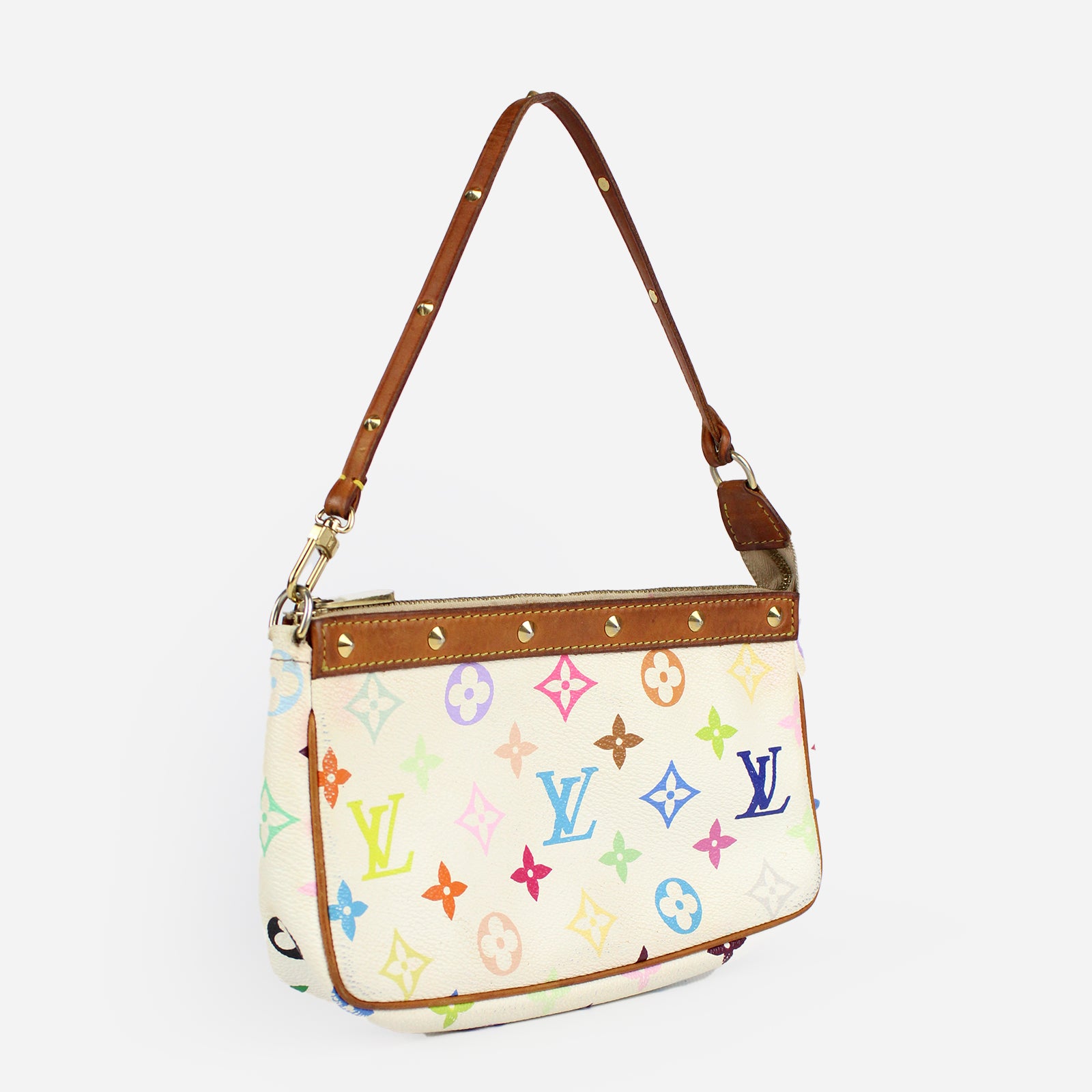 LV x Takashi Murakami handbag clutch