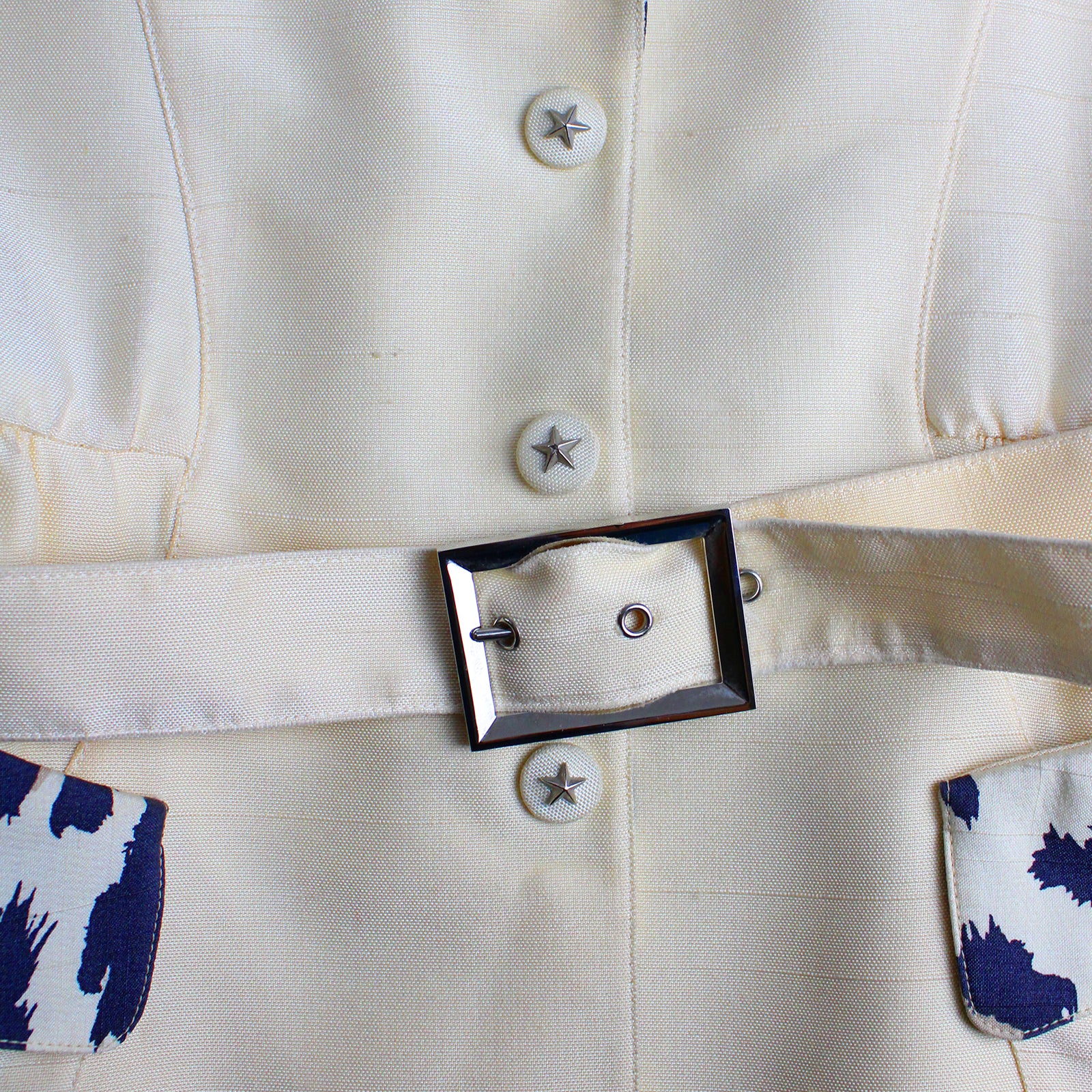 MUGLER - Belted silk jacket (T44)