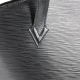 LOUIS VUITTON - Sac à main Saint Jacques moyen en cuir épi noir