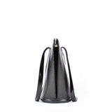 LOUIS VUITTON - Sac à main Saint Jacques moyen en cuir épi noir