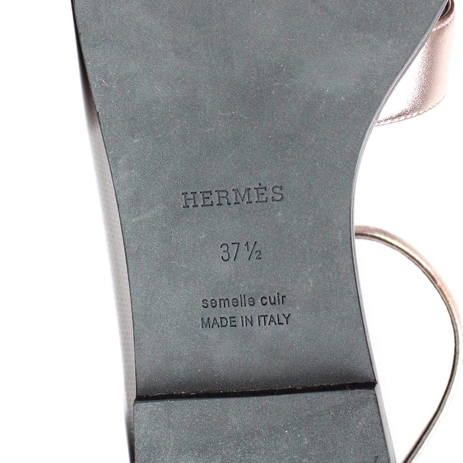 HERMÈS - Santorini sandals (T37.5)