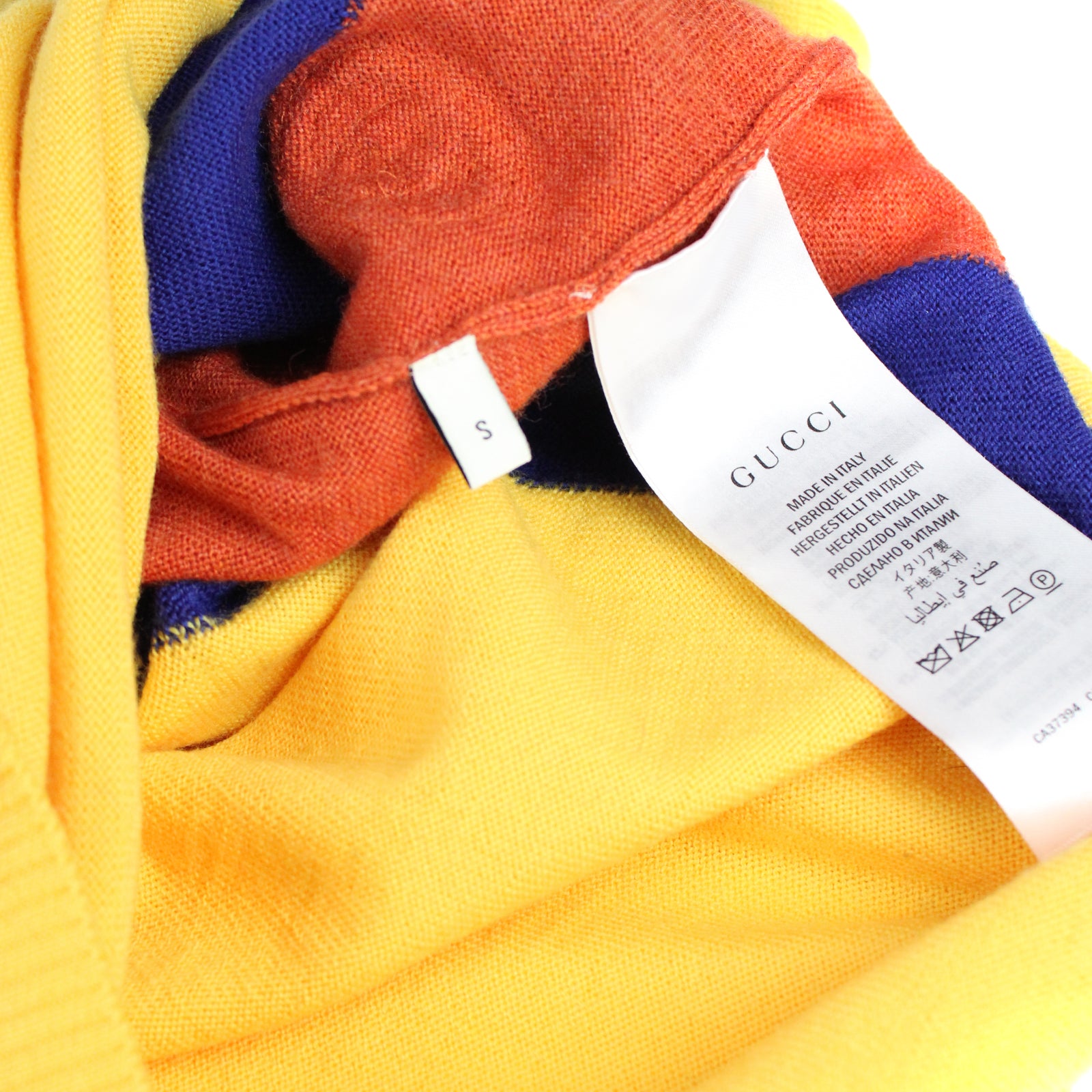 GUCCI - Zipped wool sweatshirt (S)