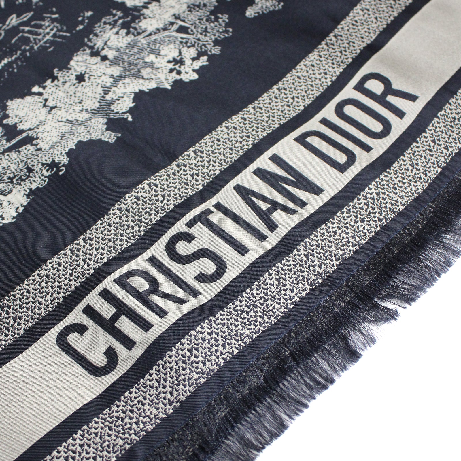DIOR - Poncho en soie Toile de Jouy