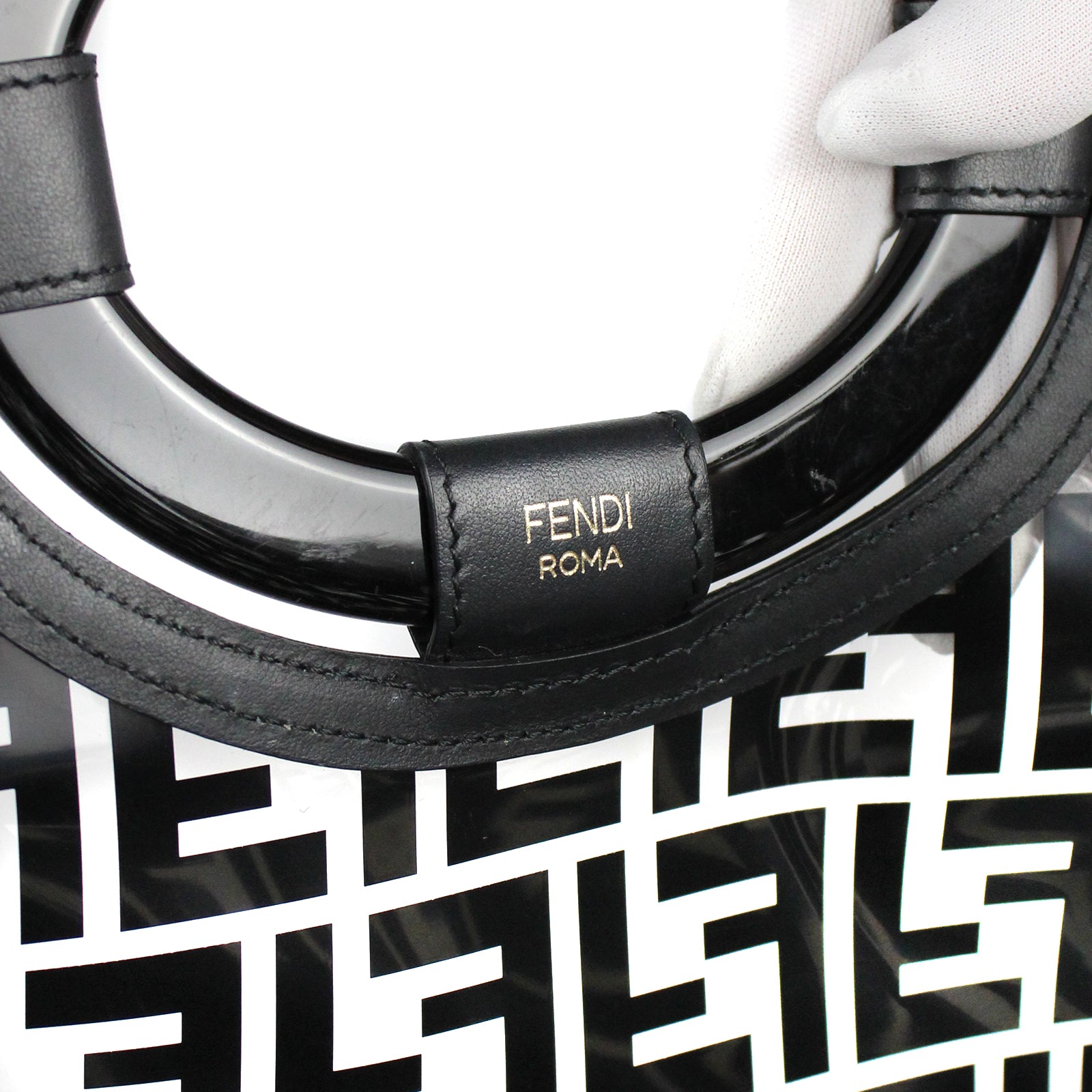 FENDI - Cabas Runaway en plastique transparent