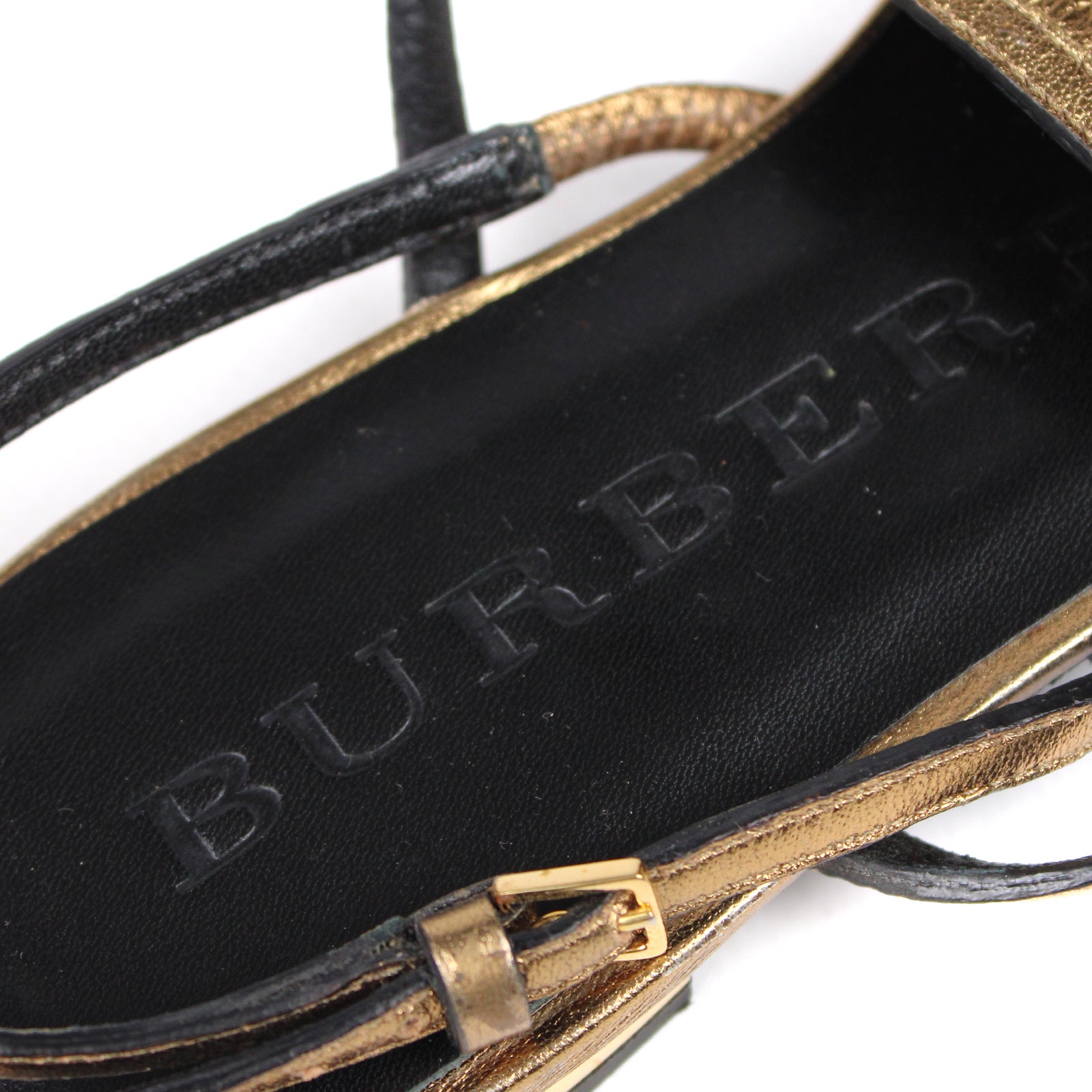 BURBERRY - Sandales plates (T35)
