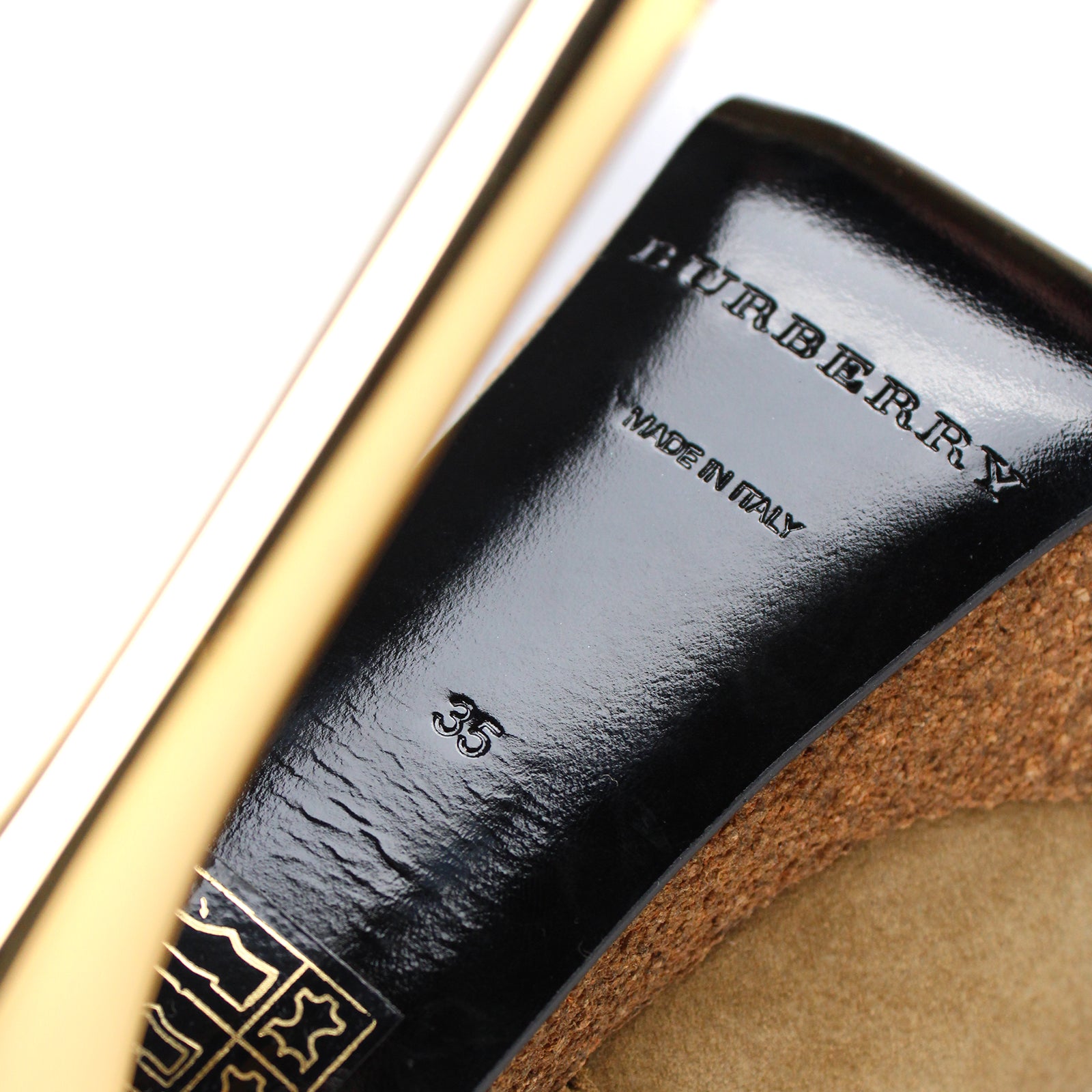 BURBERRY - Vintage suede pumps (T35)