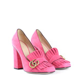 GUCCI - Escarpins Marmont en daim (T39)