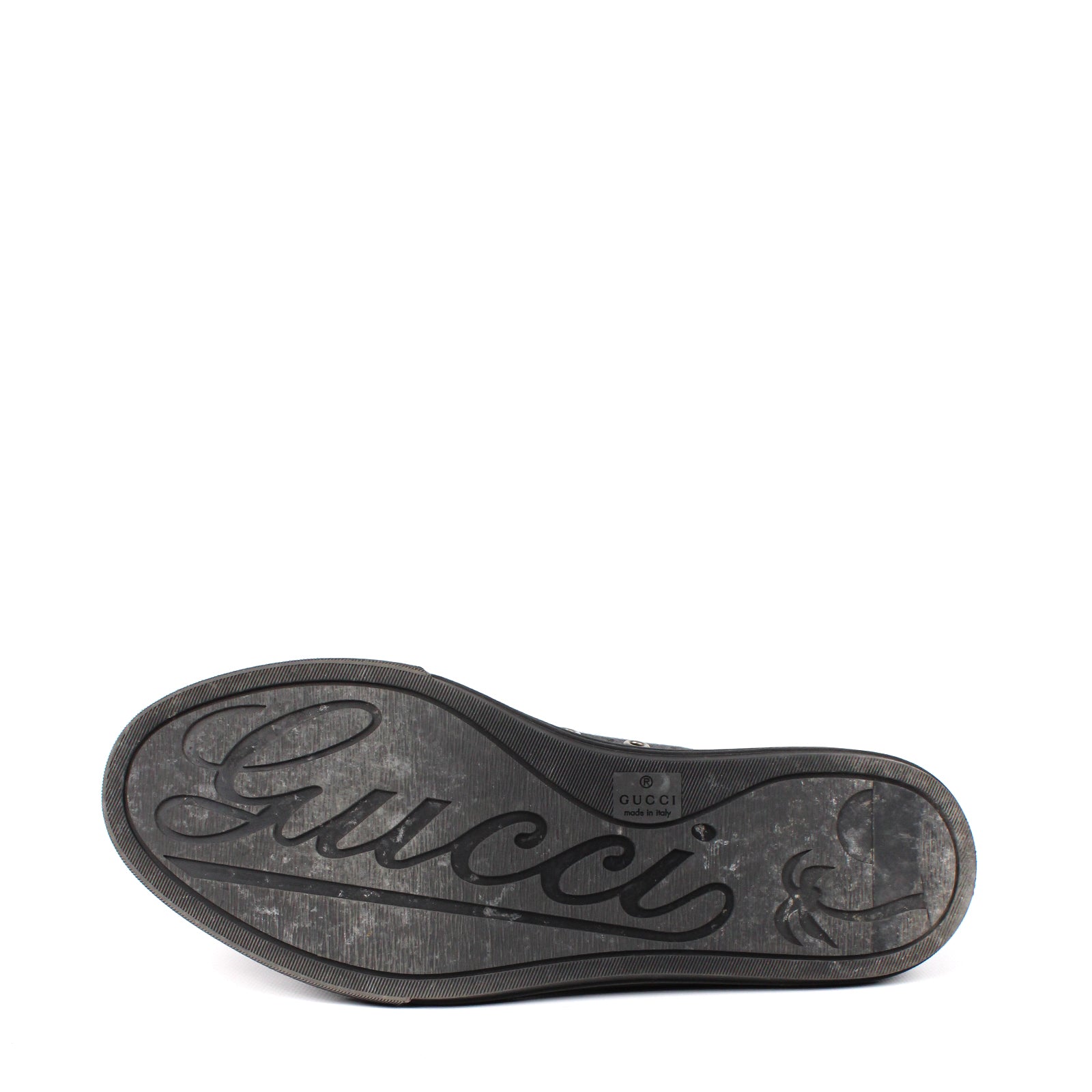GUCCI - Monogram canvas sneakers (T41.5)
