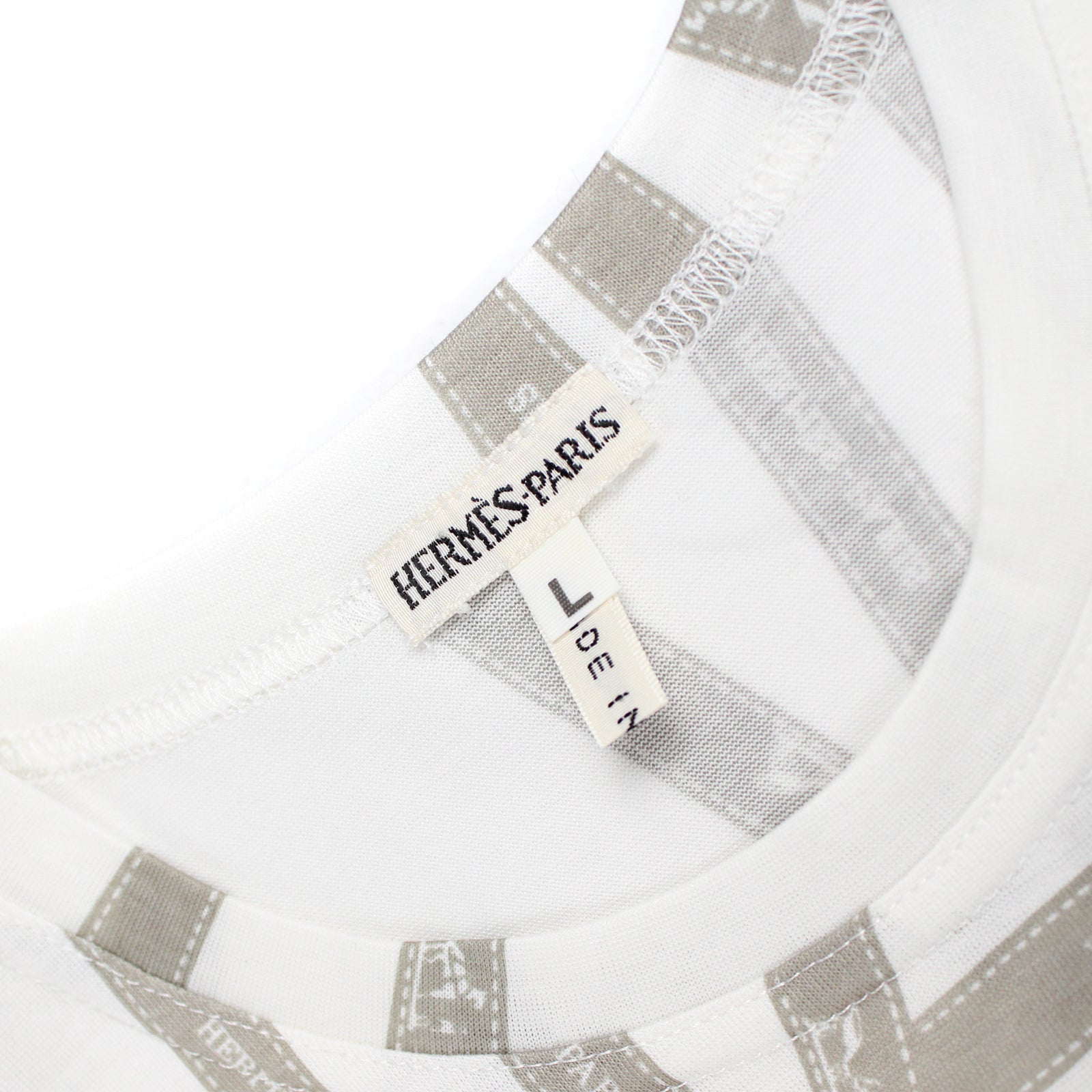 HERMÈS - Tee-shirt Rubans (L)