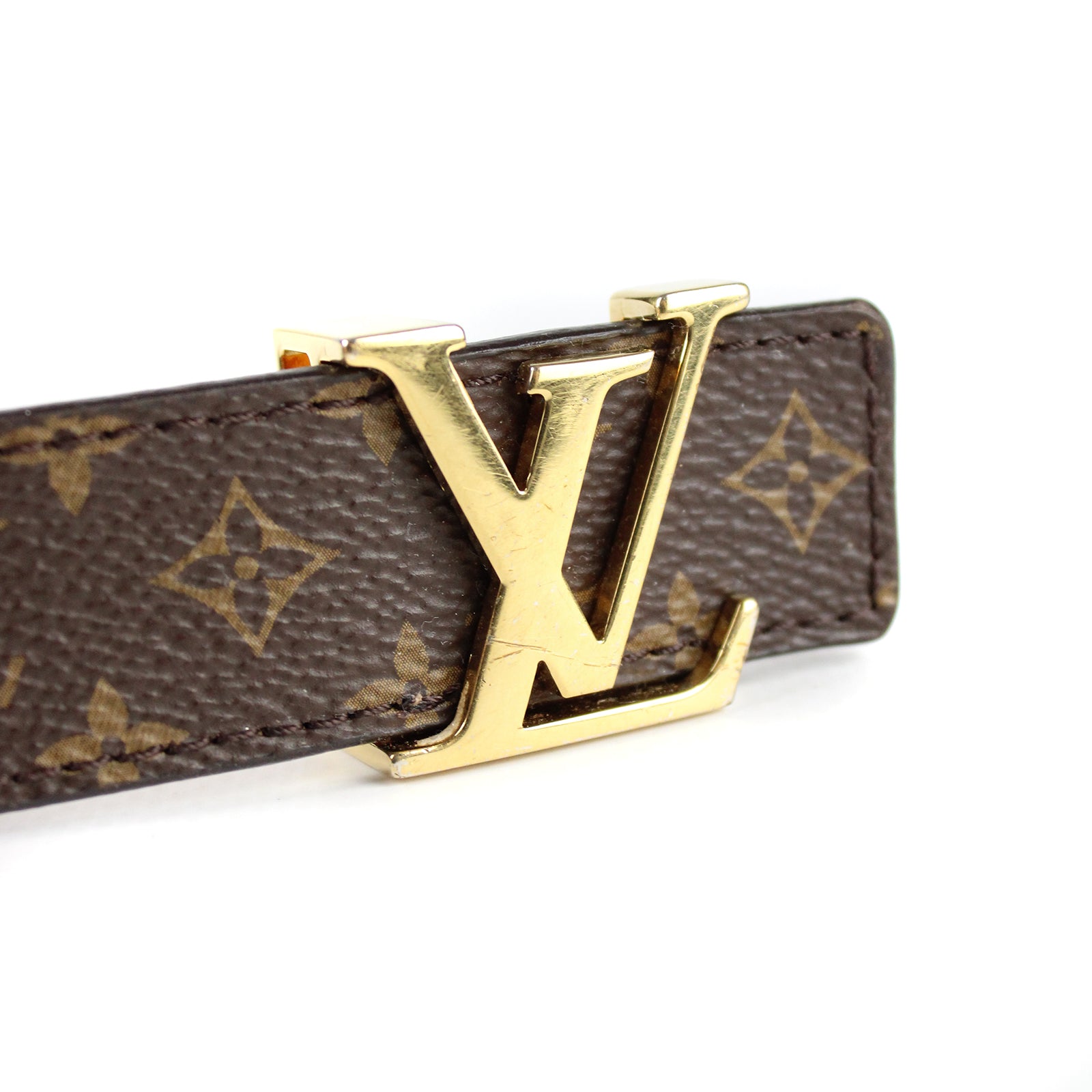 LOUIS VUITTON - LV Monogram Belt (T75)