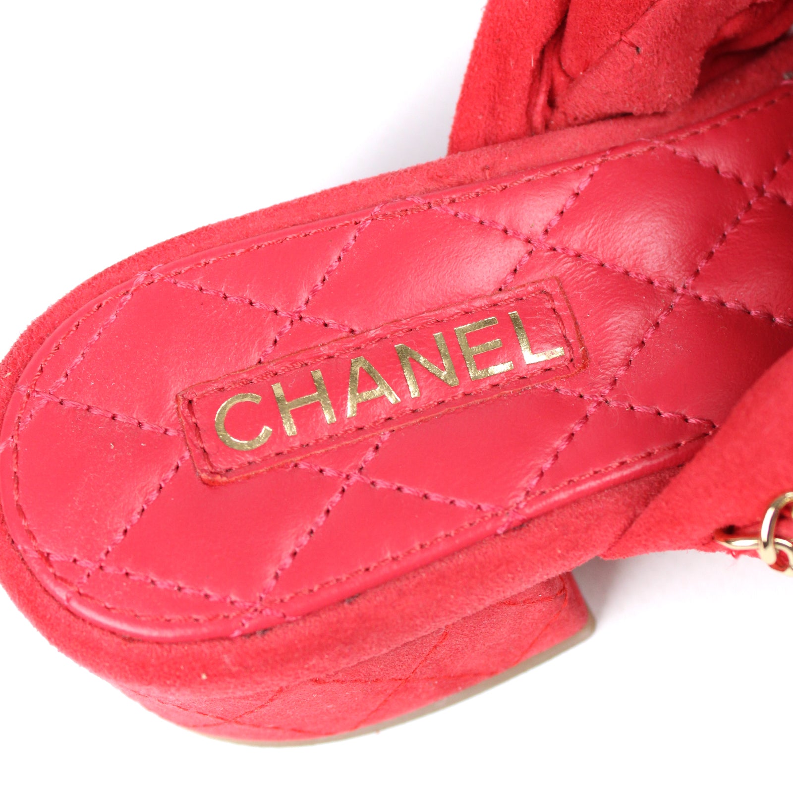 CHANEL - Heeled sandals (T35)