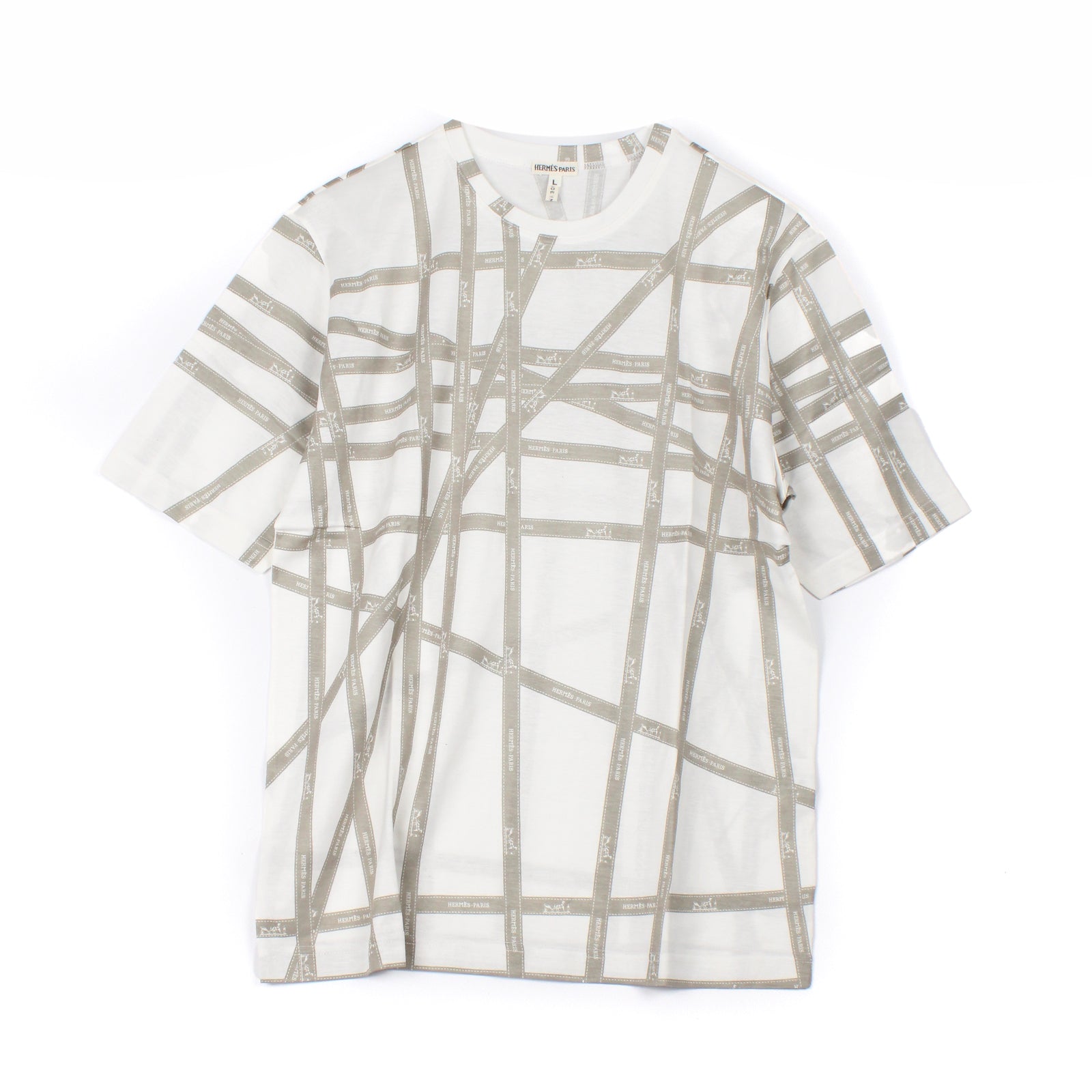 HERMÈS - Tee-shirt Rubans (L)