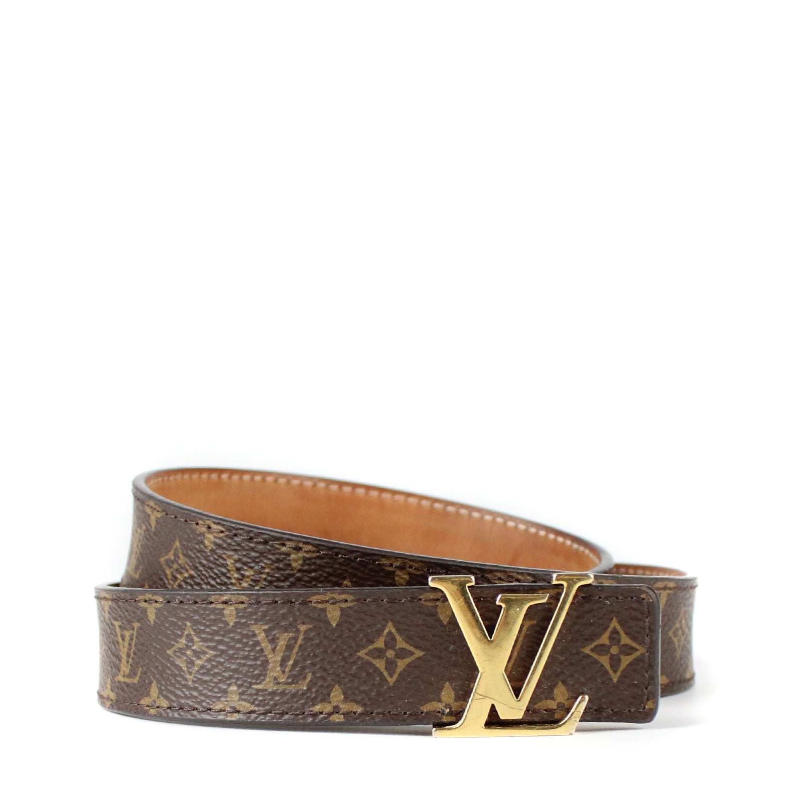 LOUIS VUITTON - LV Monogram Belt (T75)