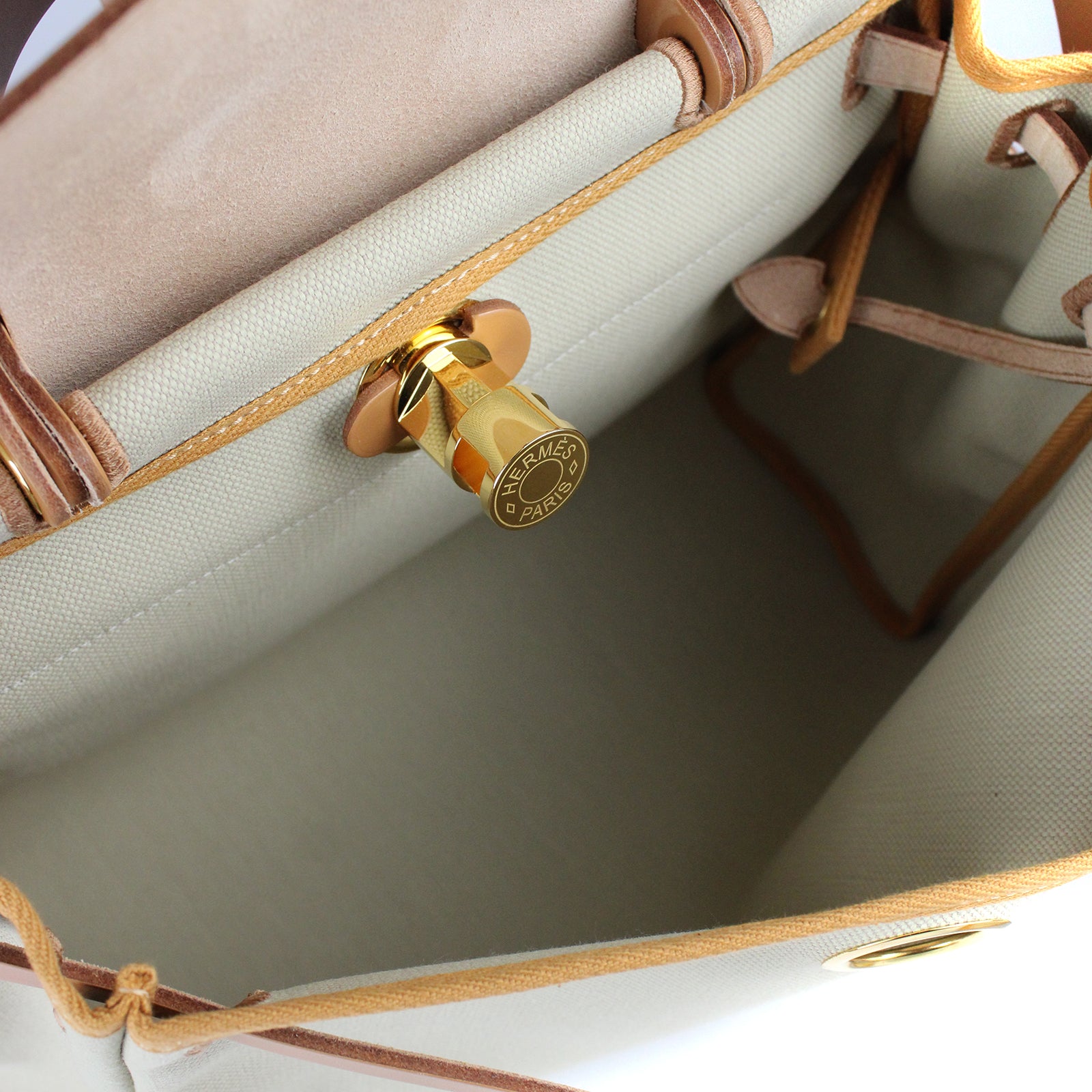HERMÈS - Sac Herbag 31 Zip sable