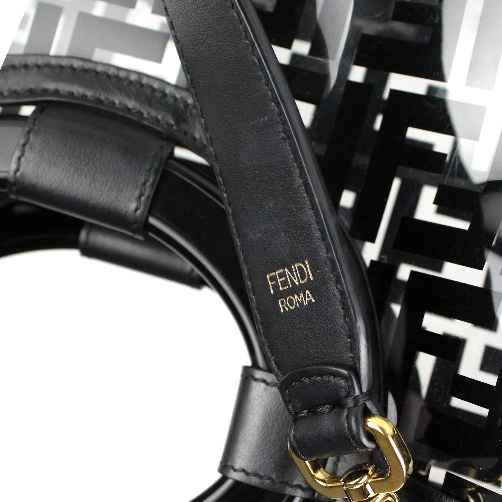 FENDI - Cabas Runaway en plastique transparent
